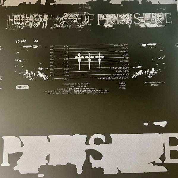 Julia Wolf : Pressure (LP, Shape, Red)