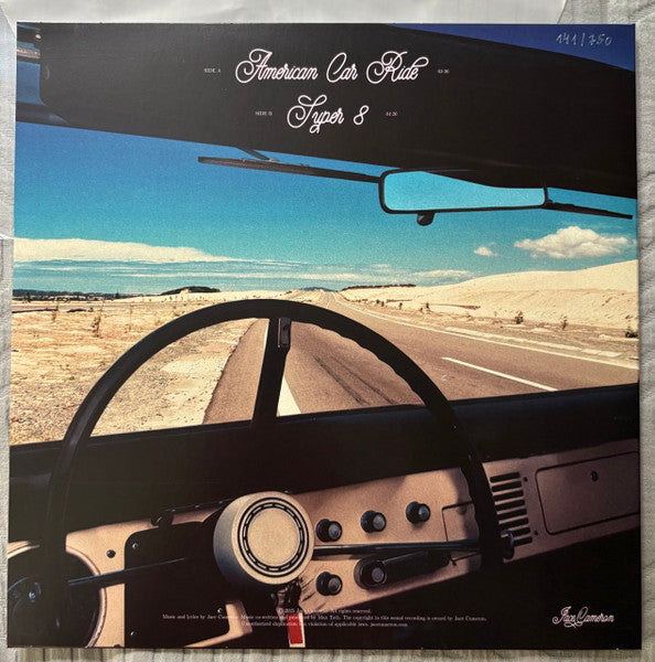 Jace Cameron : American Car Ride / Super 8 (10", Shape, Single, Ltd, Num, Fla)