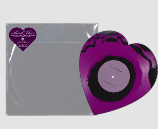 Pastel Ghost : Dark Beach (7", Shape, Single, Ltd, Pur)
