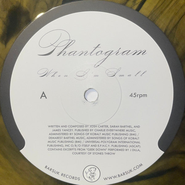 Phantogram : When I'm Small / 10000 Claps (12", Single, Ltd)