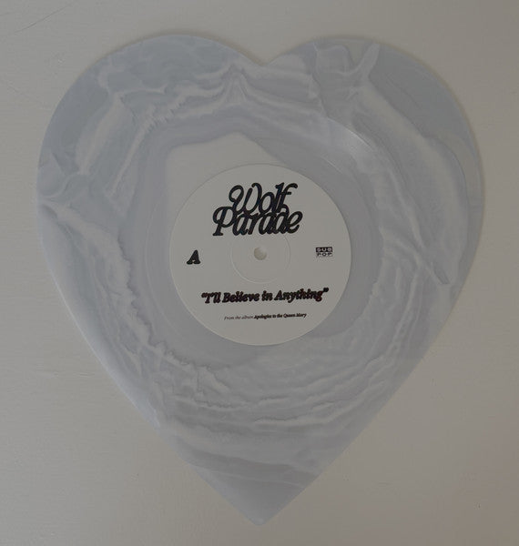 Wolf Parade : I'll Believe In Anything (7", Shape, Single, Ltd, Mil)