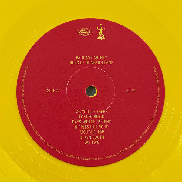 Paul McCartney : The Boys Of Dungeon Lane (LP, Album, Ltd, Yel)