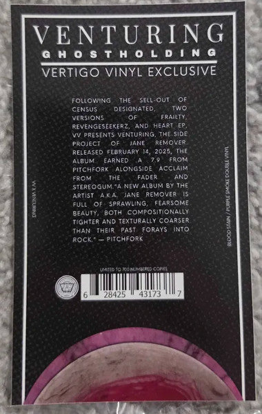 Venturing : Ghostholding (LP, Album, Dlx, Ltd, Num, Blo)