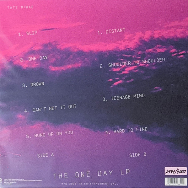Tate McRae : The One Day LP (LP, Album, Blu + 7", Shape, Single, Gli + Num, RE)