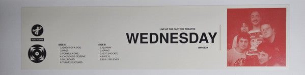 Wednesday (10) : Live At The Factory Theatre (LP, Ltd, W/Lbl)