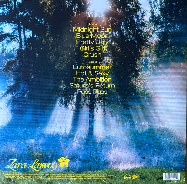 Zara Larsson : Midnight Sun (LP, Album, Ltd, RE, Blu)