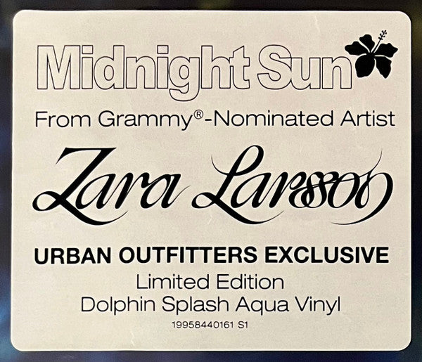 Zara Larsson : Midnight Sun (LP, Album, Ltd, RE, Blu)