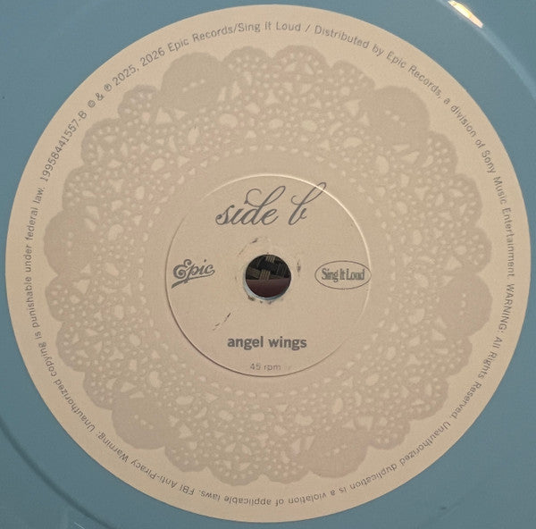 Madison Beer : Bad Enough / Angel Wings (6½", Shape, Single, Ltd, Blu)