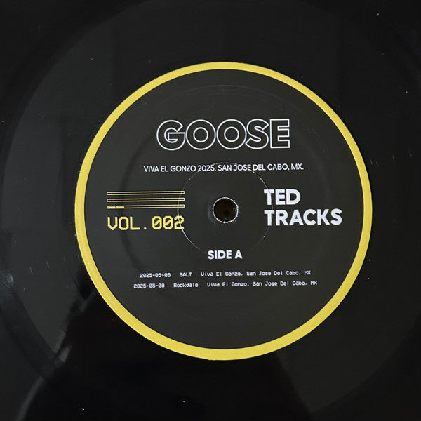 Goose (6) : Ted Tracks Vol. 002 (12", Ltd, Bla)