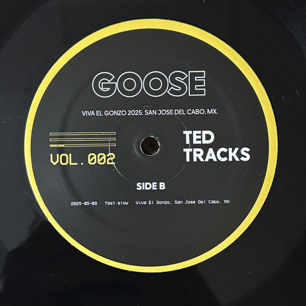 Goose (6) : Ted Tracks Vol. 002 (12", Ltd, Bla)