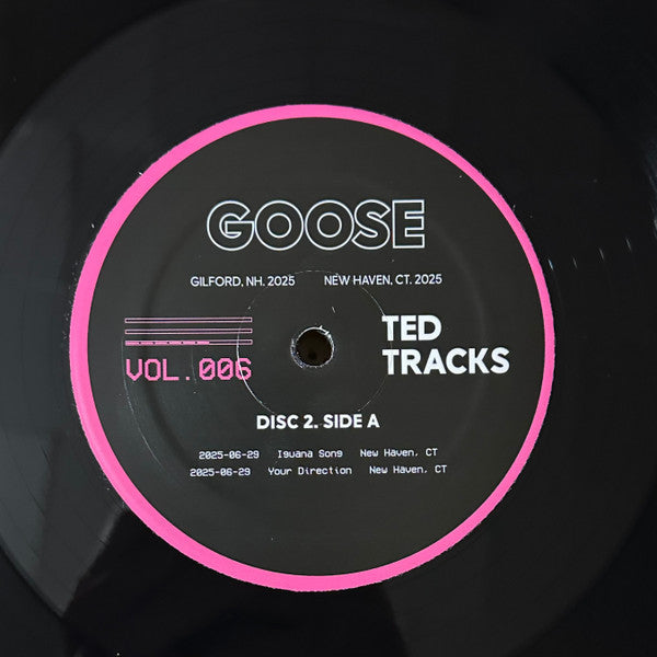 Goose (6) : Ted Tracks Vol. 006 (2x12", Ltd, Bla)