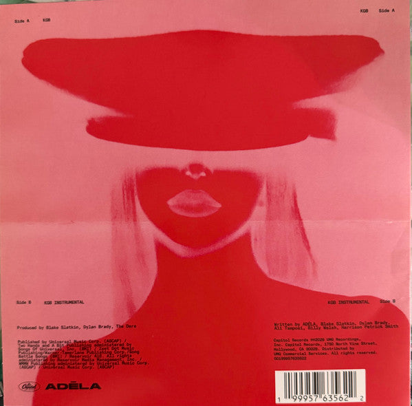 ADÉLA : KGB (7", Single, Ltd, Tra)