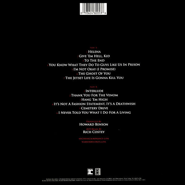 My Chemical Romance : Three Cheers For Sweet Revenge (LP, Album, Ltd, RE, RM, Rub)