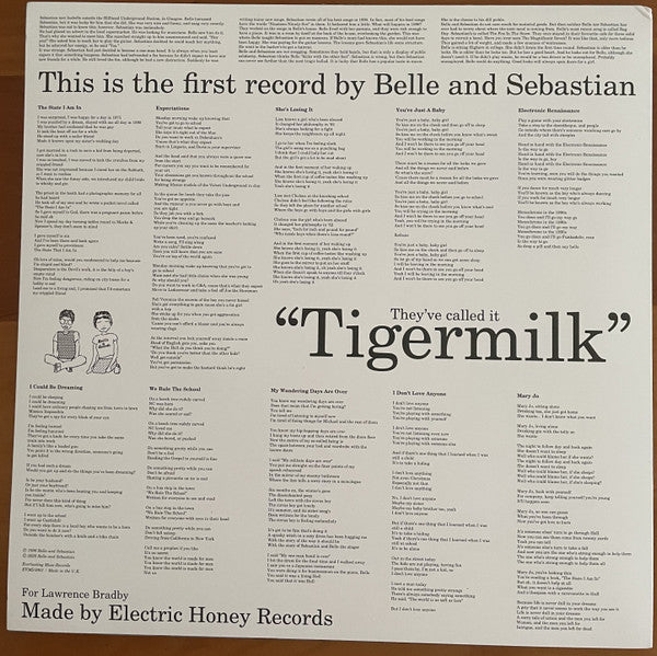 Belle & Sebastian : Tigermilk (LP, Pin + 7" + Album, Ltd, RE)