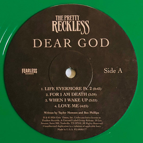The Pretty Reckless : Dear God (2xLP, Album, Ltd, Eve)