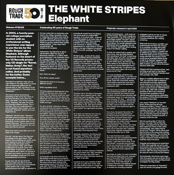 The White Stripes : Elephant (2xLP, Album, Ltd, RE, Red)