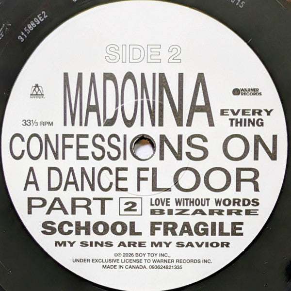 Madonna : Confessions II (LP, Album, Ltd, Mixed, Alt)
