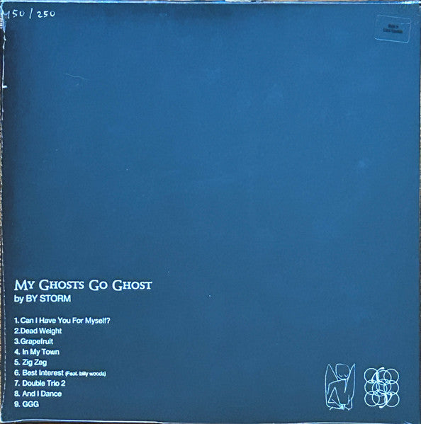By Storm : My Ghosts Go Ghost (LP, Album, Ltd, Num, Sea)
