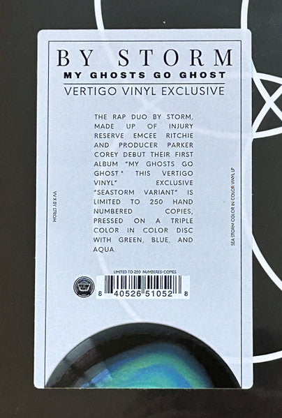 By Storm : My Ghosts Go Ghost (LP, Album, Ltd, Num, Sea)