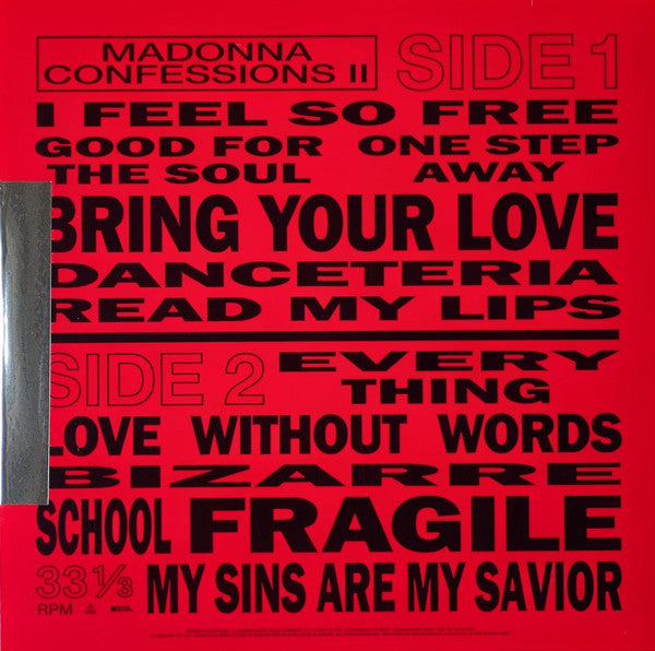Madonna : Confessions II (LP, Album, Ltd, Mixed, Vio)