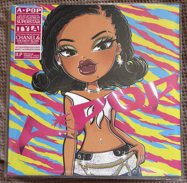 Tyla (6) : A*Pop (LP, Album, Ltd, Met)