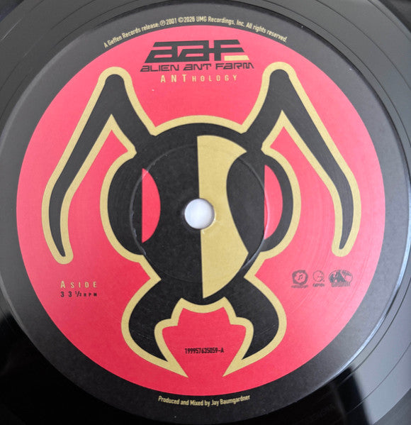 Alien Ant Farm ANThology vinyl record side A label