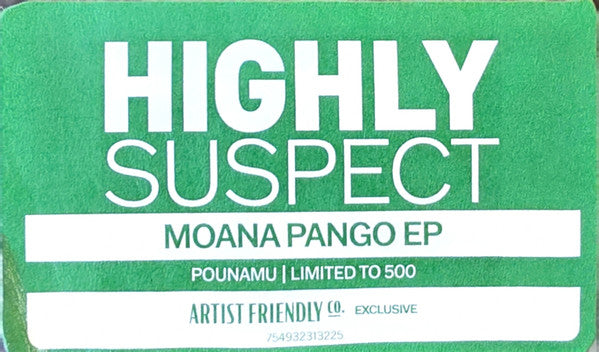 Highly Suspect Black Ocean 12" vinyl EP Moana Pango Pounamu hype sticker