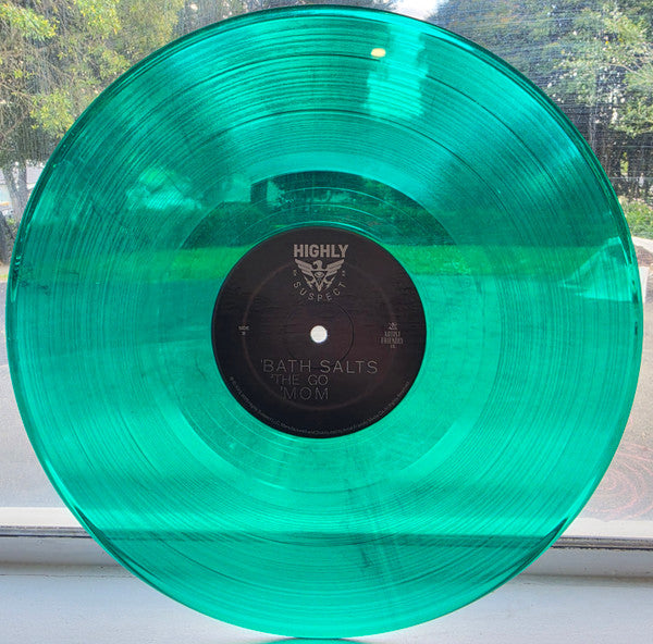 Highly Suspect Black Ocean Pounamu green 12" vinyl EP, side B label