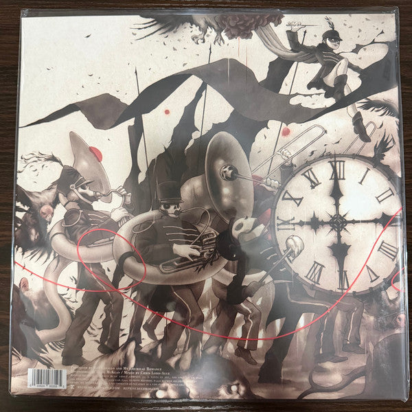 My Chemical Romance The Black Parade vinyl LP back cover with barcode, sealed