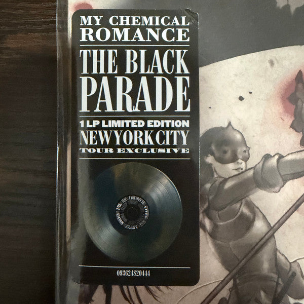 My Chemical Romance The Black Parade New York City tour exclusive hype sticker close-up