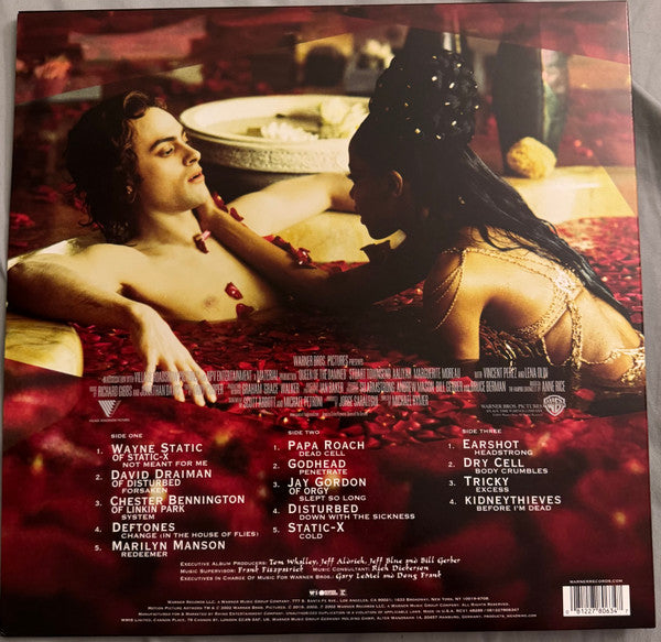 Various : Queen Of The Damned (Music From The Motion Picture) (LP + LP, S/Sided, Etch + Album, Ltd, RE, Ele)