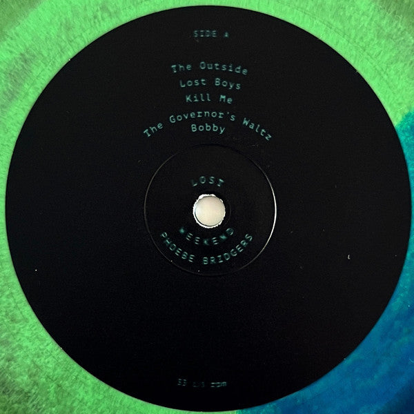 Phoebe Bridgers Lost Weekend "Far Side of the Moon" vinyl record, side A label