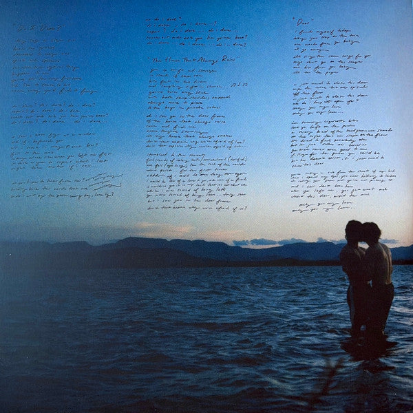 Conan Gray Wishbone Deluxe vinyl 2LP gatefold interior with printed deluxe lyrics, left panel