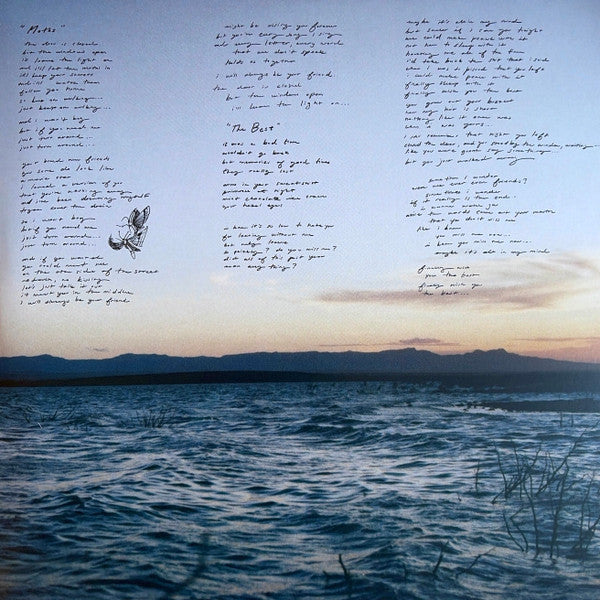 Conan Gray Wishbone Deluxe vinyl 2LP gatefold interior with printed deluxe lyrics, right panel
