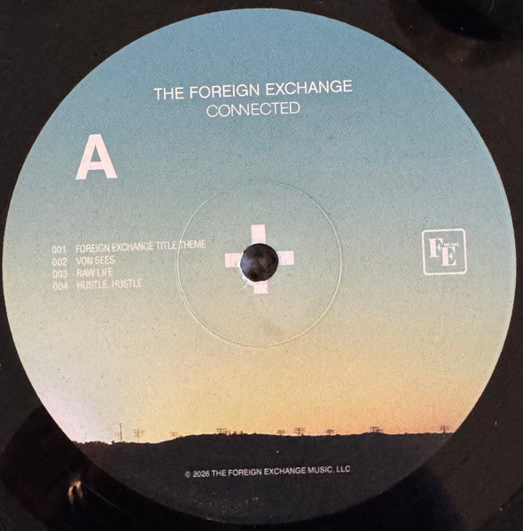 The Foreign Exchange Connected vinyl record side A label