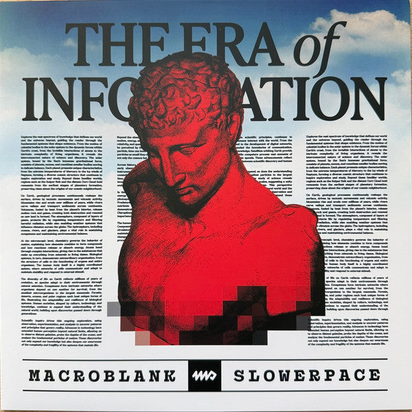 Macroblank, slowerpace 音楽 The Era Of Information vinyl LP front cover