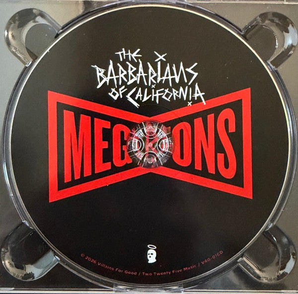 The Barbarians Of California : Megatons (CD, Album)