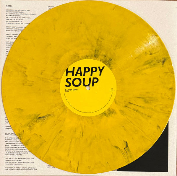 Baxter Dury : Happy Soup (LP, Ltd, RE, Yel)