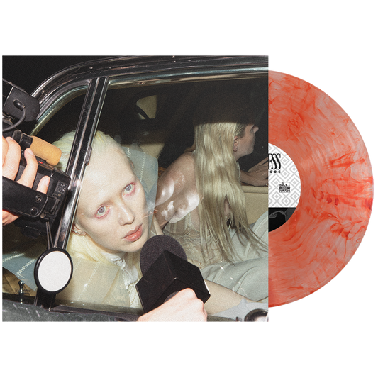 Static Dress Injury Episode limited edition clear with red smoke vinyl LP mockup