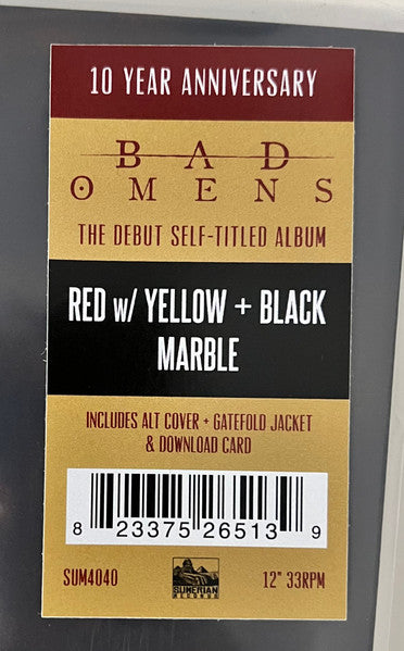 Bad Omens (2) : Bad Omens (LP, Album, Ltd, Num, Red)