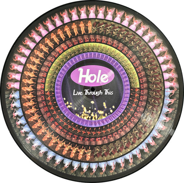 Hole Live Through This limited edition zoetrope vinyl record side A