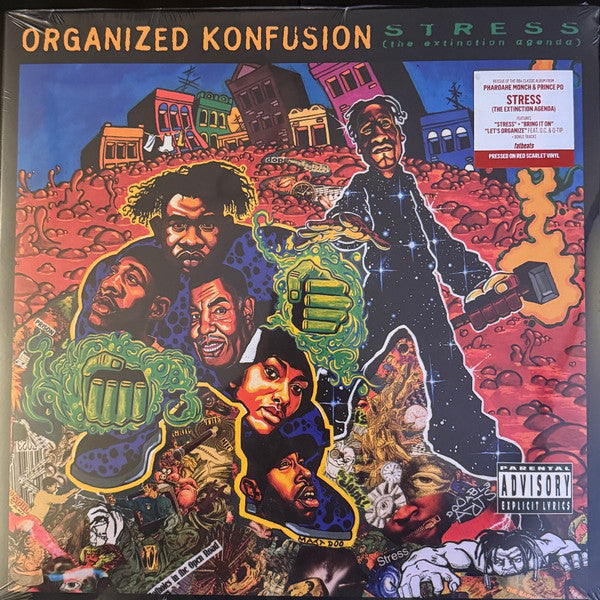Organized Konfusion : Stress: The Extinction Agenda (2xLP, Album, Ltd, RE, Red)