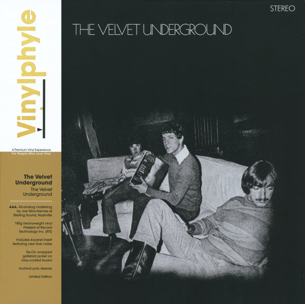 The Velvet Underground The Velvet Underground vinyl LP front cover with Vinylphyle obi