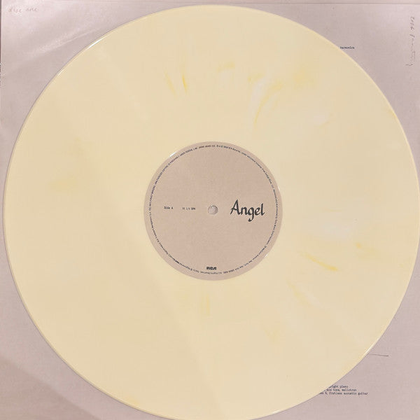 Lizzy McAlpine Angel limited edition Desert Sand marble vinyl record and label