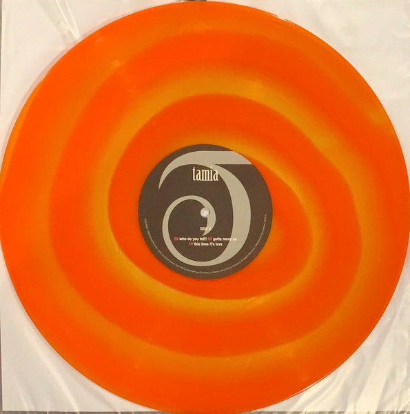 Tamia Tamia Orange Lollipop vinyl record, third side shown