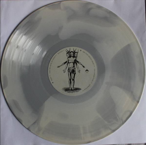 Sleep Token Take Me Back To Eden grey, cream vinyl record and label