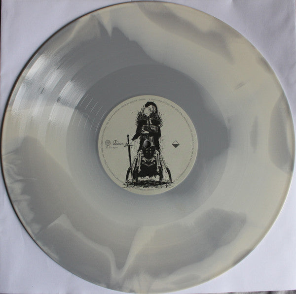 Sleep Token Take Me Back To Eden grey, cream vinyl record, reverse side label