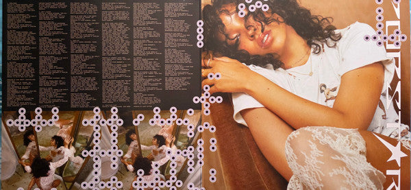 Tinashe Popstar vinyl LP gatefold insert with lyrics and photos