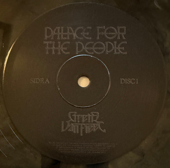 Greta Van Fleet Palace For The People "Oracle" gray smoke vinyl record, disc 1 side A