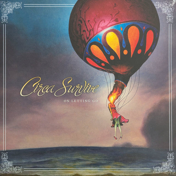 Circa Survive On Letting Go vinyl LP front cover with hot air balloon artwork